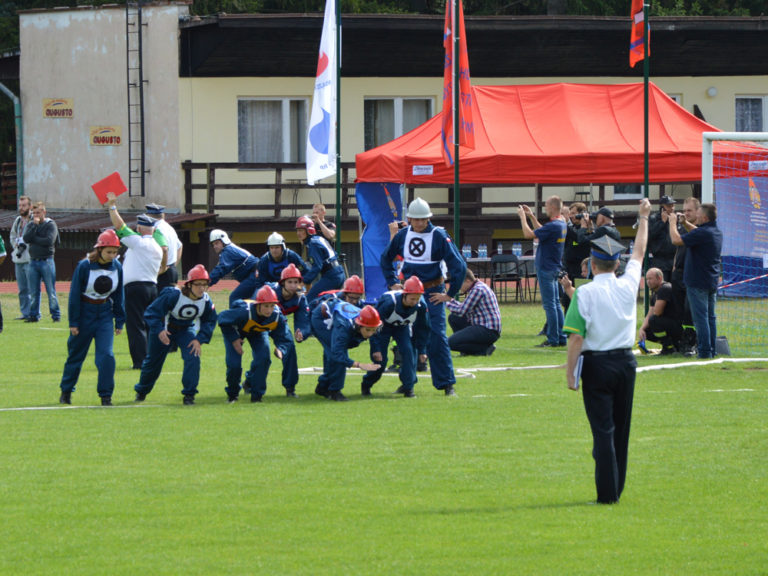 Wojewódzkie zawody sportowo – pożarnicze dla MDP
