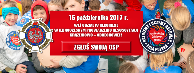 Bijemy Rekord Resuscytacji krążeniowo-oddechowej razem z WOŚP