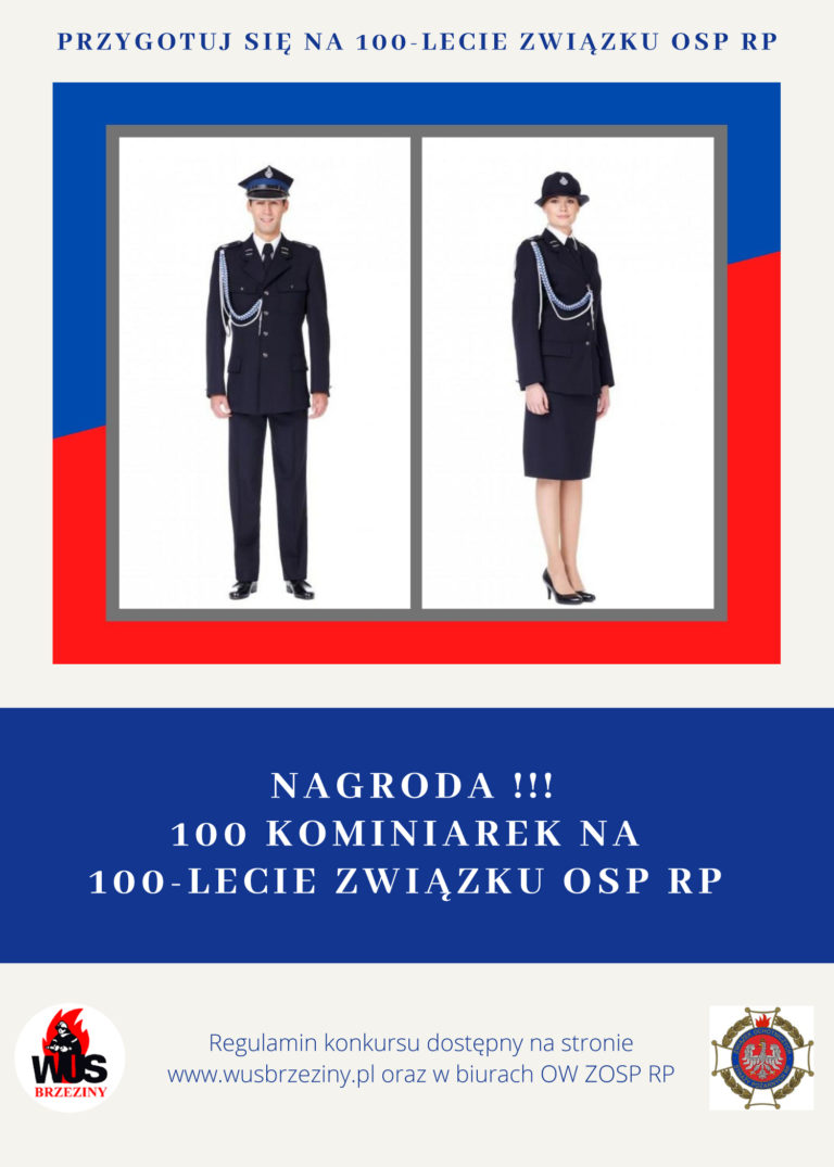 100 kominiarek na 100-lecie Związku OSP RP