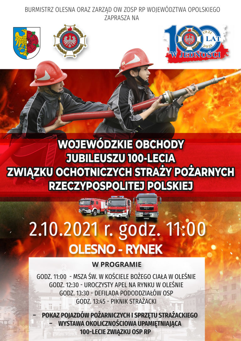 Wojewódzkie obchody jubileuszu 100 lecia ZOSPRP