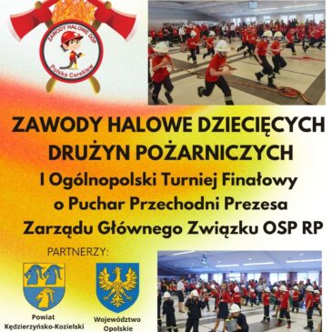 Zawody halowe dziecięcych drużyn pożarniczych