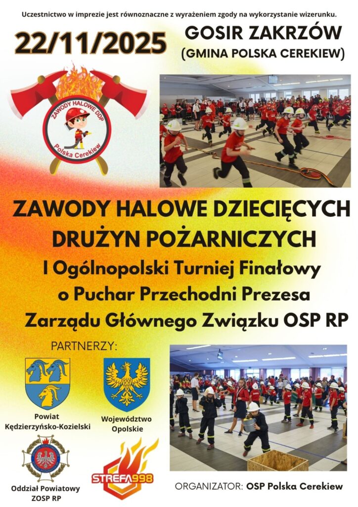 Zawody halowe dziecięcych drużyn pożarniczych