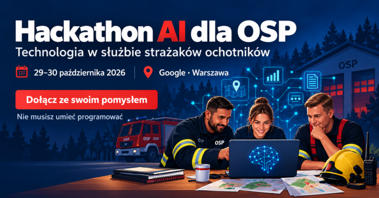 Sztuczna inteligencja w służbie osp – zapraszamy na hackathon AI!